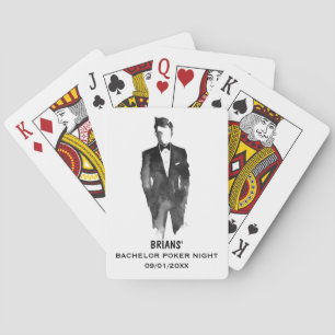 Junggesellenabschied Poker Spielkarten