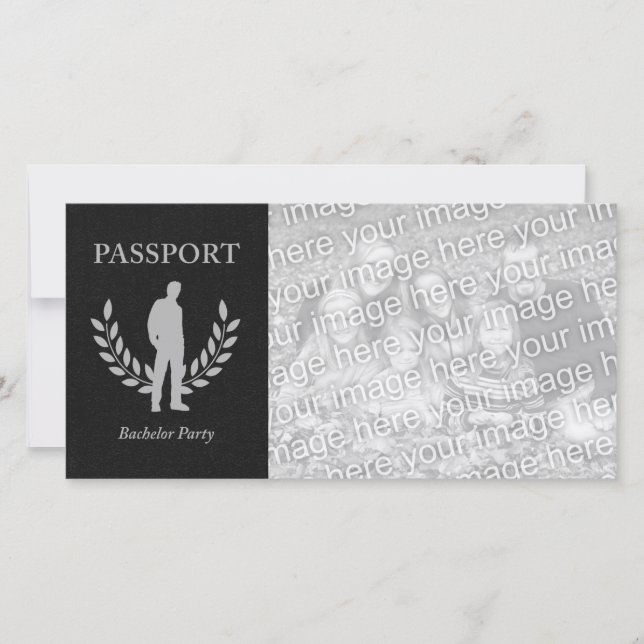Junggesellenabschied Reisepass (Vorderseite)