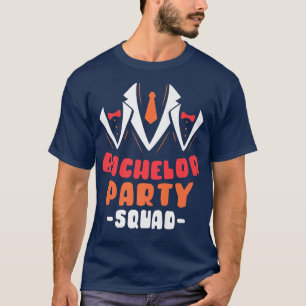 Junggesellenabschied Squad Bräutigam Braut Team 12 T-Shirt