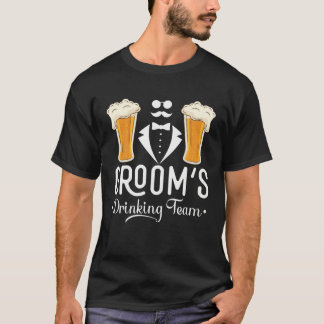 Junggesellenabschied Trinkteam des Bräutigams T-Shirt