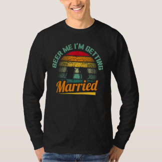 Junggesellenabschied Verlobung Engagement für Bräu T-Shirt