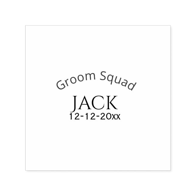 Junggesellenmannschaft Name Datum Jahr fett Buchst Permastempel (Design)