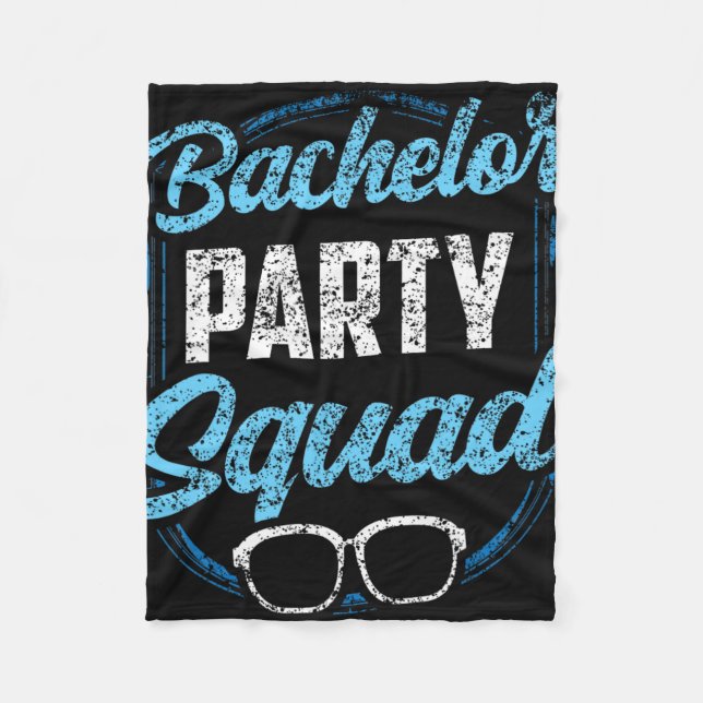 Junggesellenparty Squad Team Braut Bräutigam  Fleecedecke (Vorderseite)
