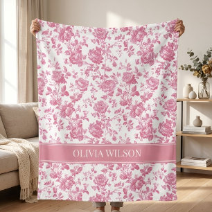 Junggesellinnen-Abschied Benutzerdefinierte rosa Fleecedecke