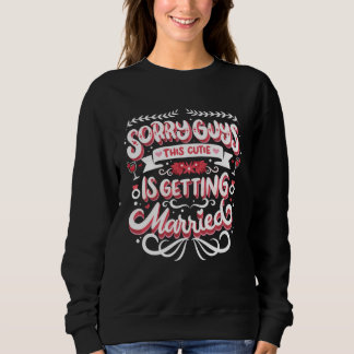 Junggesellinnen-Abschied Braut Hochzeitsdusche Sor Sweatshirt