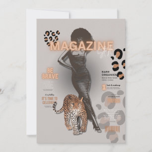 Junggesellinnen-Abschied Fashion-Diva-Magazin Einladung
