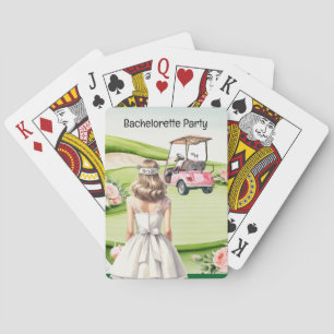 Junggesellinnen-Abschied für Golfer  Spielkarten