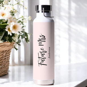 Junggesellinnen-Abschied Future Mrs Rosa  Trinkflasche