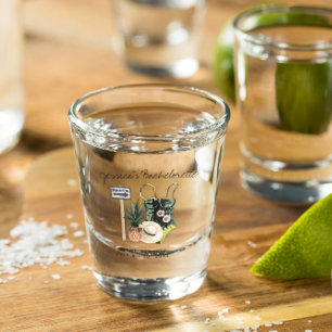 Junggesellinnen-Abschied Geschenk Personalisiert Schnapsglas