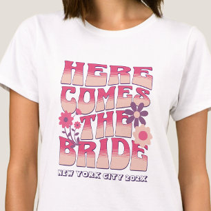Junggesellinnen-Abschied Hier kommt die Braut Groo T-Shirt