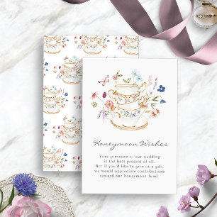 Junggesellinnen-Abschied Hochzeitswunsch-Karte Begleitkarte