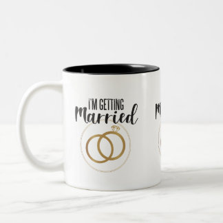Junggesellinnen-Abschied, Ich heirate Zweifarbige Tasse