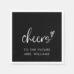 Junggesellinnen-Abschied Mrs Bridal Shower Serviette