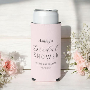Junggesellinnen-Abschied Pink Chic Minimalistisch  Selters Dosenkühler