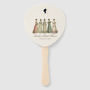 Junggesellinnen-Abschied Regency Damen Vintage Sil Fächer