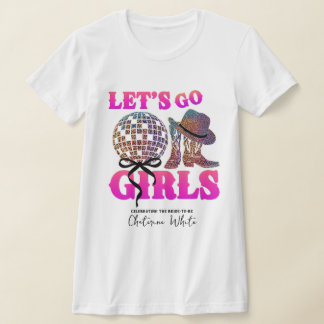 Junggesellinnen-Abschied Rodeo-Wochenende-Itinerar T-Shirt