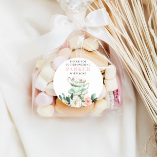 Junggesellinnen-Abschied Tee Party Runder Aufkleber