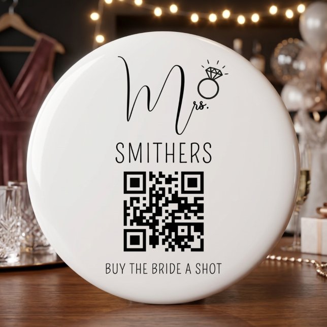 Junggesellinnen-Abschied Venmo QR Code Kauf der Br Button (Von Creator hochgeladen)