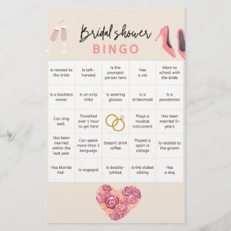Junggesellinnen-Abschieds-Bingo Briefpapier