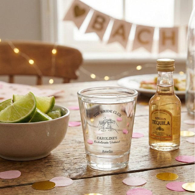 Junggesellinnen-Abschieds-Party-Geschenkanhänger N Schnapsglas (Von Creator hochgeladen)