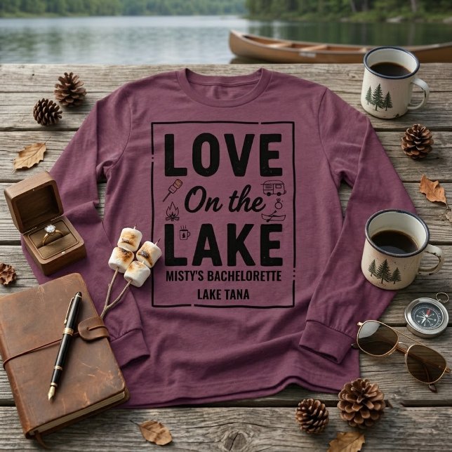 Junggesellinnen-Abschiedsparty am See Tri-Blend Shirt (Von Creator hochgeladen)