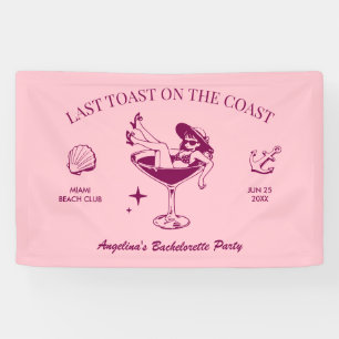Junggesellinnen-Abschiedsparty am Strand Letzter T Banner