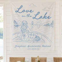 Junggesellinnen-Abschiedsparty-Banner "Liebe am Se