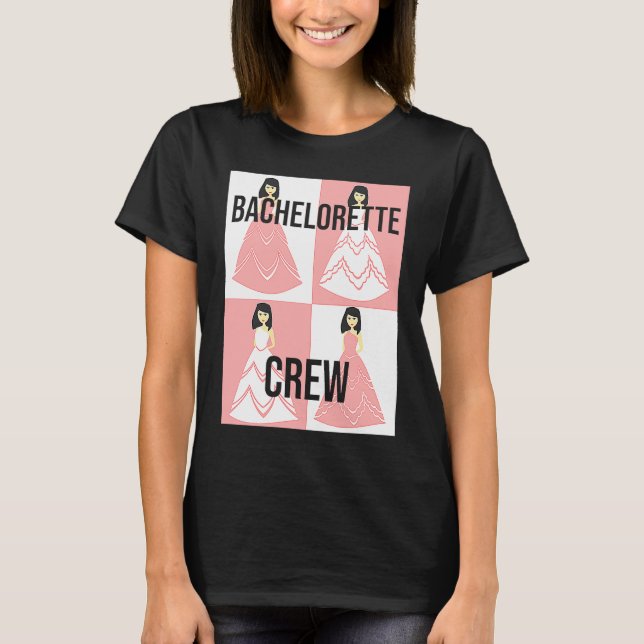 Junggesellinnen-Abschiedsparty Braut Abend Jungges T-Shirt (Vorderseite)