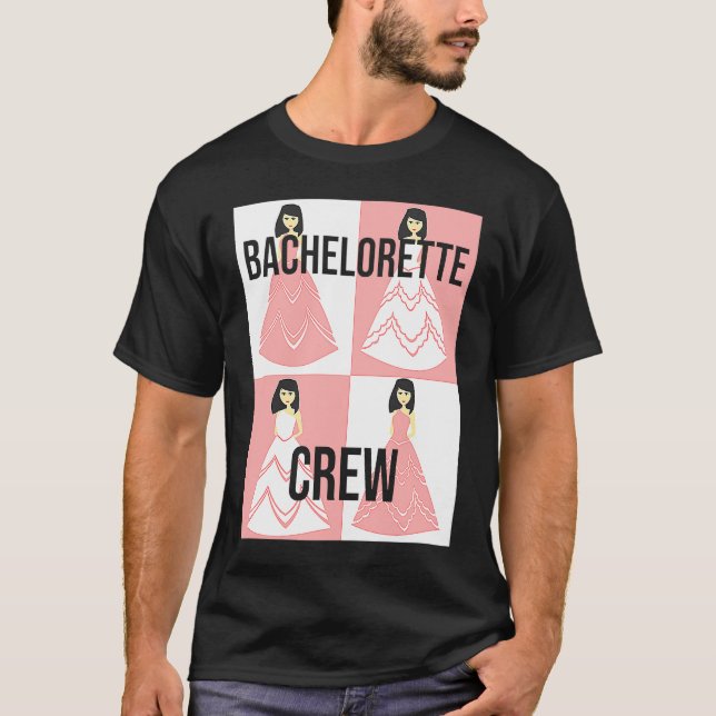 Junggesellinnen-Abschiedsparty Braut Abend Jungges T-Shirt (Vorderseite)