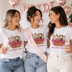 Junggesellinnen-Abschiedsparty Braut Herde Spaß T-Shirt
