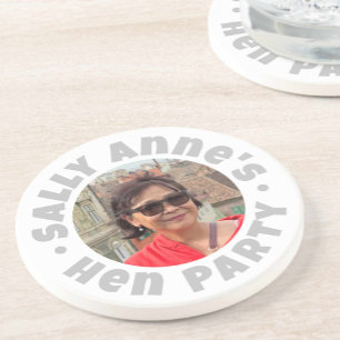 Junggesellinnen-Abschiedsparty-Geschenk Getränkeuntersetzer
