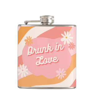 Junggesellinnen-Abschiedsparty-Geschenk Retro Rosa Flachmann