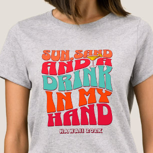 Junggesellinnen-Abschiedsparty Groovy Sonne Sand T T-Shirt