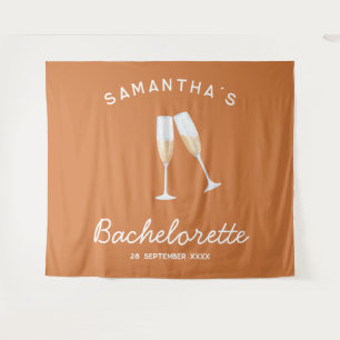 Junggesellinnen-Abschiedsparty-Hintergrund Boho Sp Wandteppich
