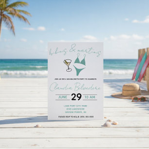 Junggesellinnen-Abschiedsparty im Bikini- und Mart Einladung