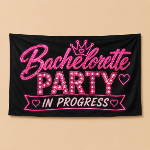 Junggesellinnen-Abschiedsparty im Gange Banner