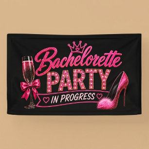 Junggesellinnen-Abschiedsparty im Gange Banner