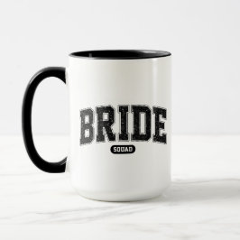 Junggesellinnen-Abschiedsparty mit Varsity-Typogra Tasse