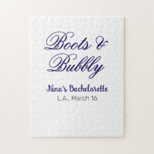 Junggesellinnen-Abschiedsparty-Name Purpleplace Puzzle