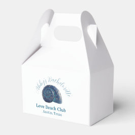 Junggesellinnen-Abschiedsparty Strandclub blauer M Geschenkschachtel