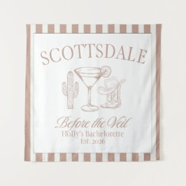 Junggesellinnen-Abschiedsteppich-Schild aus Scotts Wandteppich