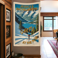 Junggesellinnen Ski Party im Vintage Stil am Lake 