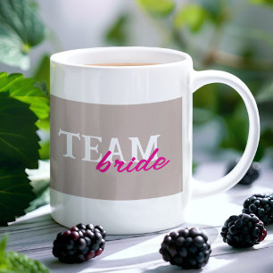 Junggesellinnen-Tassen 'Team Bride' – Cute & Anpas Kaffeetasse