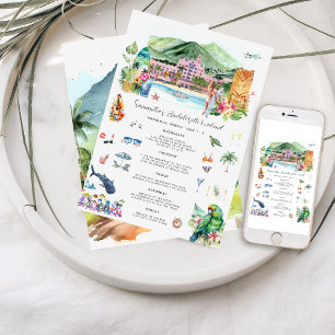Junggesellinnen-Wochenende-Reiseplan   Hawaii Einladung