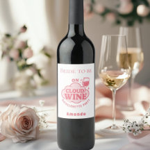 Junggesellinnenabschied auf Cloud-Wein-Braut