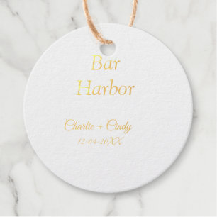 Junggesellinnenabschied Bar Harbor Brautjungfer Ho Geschenkanhänger