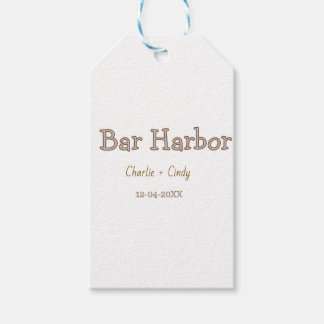 Junggesellinnenabschied Bar Harbor Brautjungfer Ho Geschenkanhänger