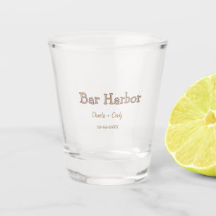 Junggesellinnenabschied Bar Harbor Brautjungfer Ho Schnapsglas