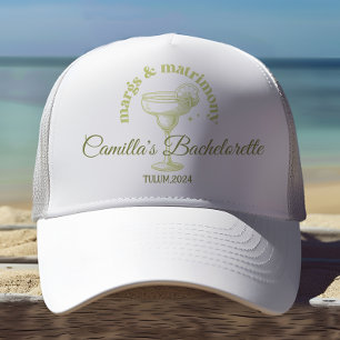 Junggesellinnenabschied Beach Cocktail Margarita Truckerkappe