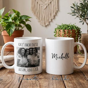 Junggesellinnenabschied   Benutzerdefinierter Foto Kaffeetasse